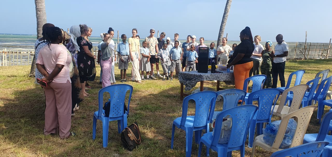 Tree planting during eco tour